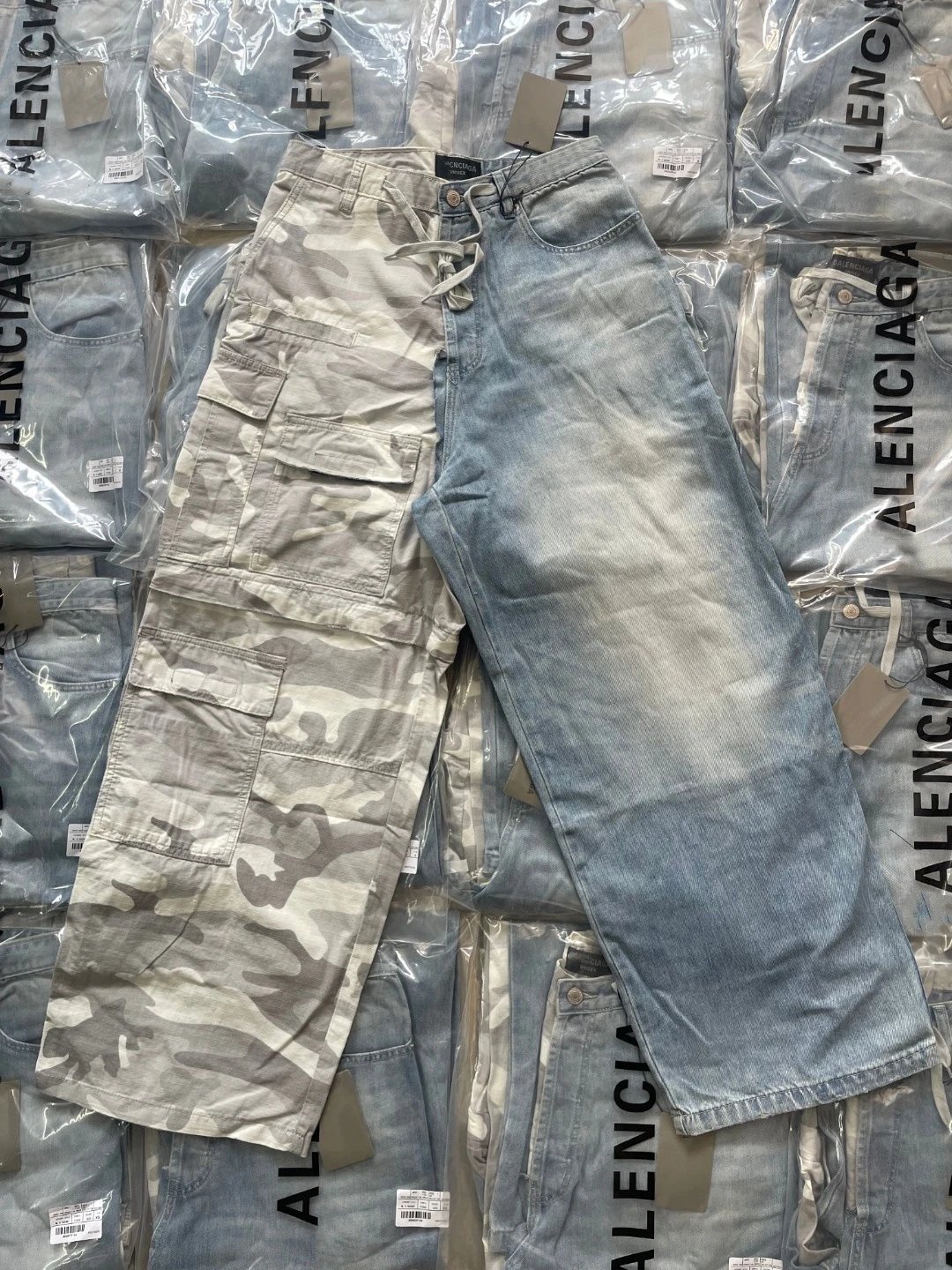 Balenciaga Camo Split Denim 2