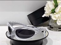 Silver frame gray sheet