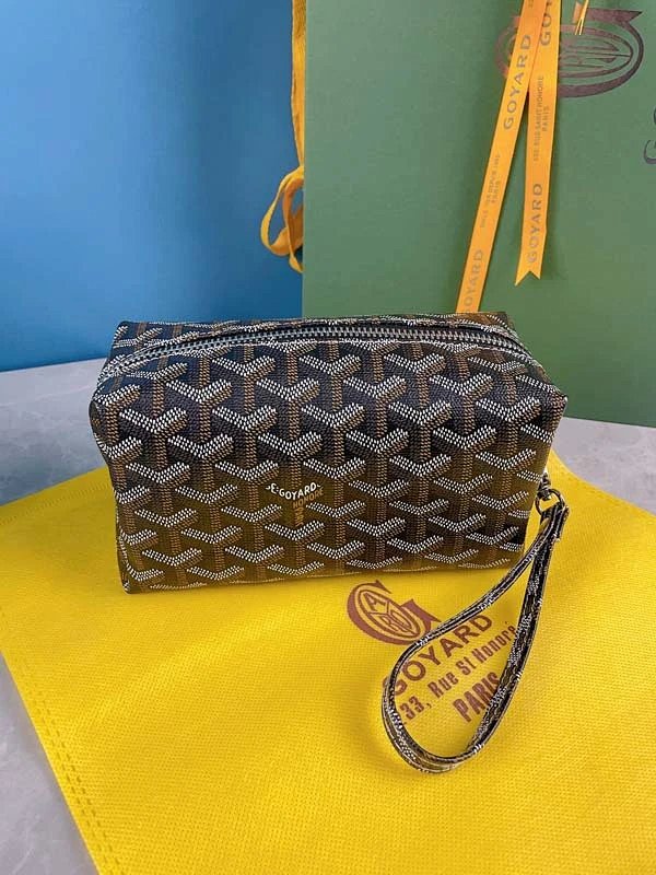 Goyard Saint-Louis Pouch Brown Canvas Wristlet Clutches product listing in Litbuy spreadsheet finds