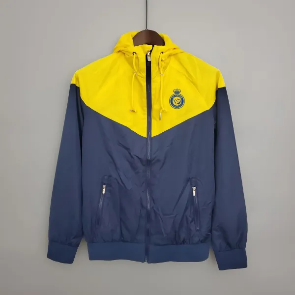 FC Barcelona Windbreaker Jacket Purple Lime Black - 15