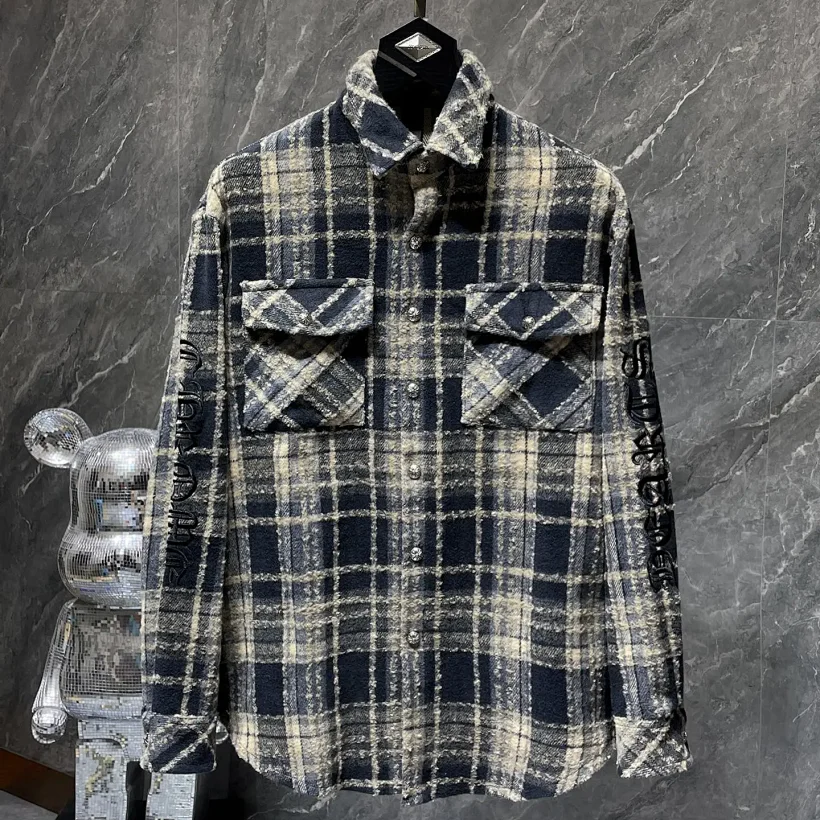 Chrome Hearts Flanela con Parche Cross