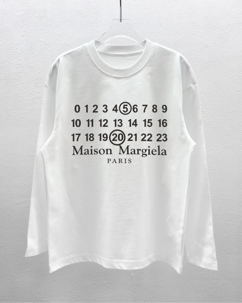 300gsm Pure Cotton Long-Sleeve Base Layer T-Shirt
