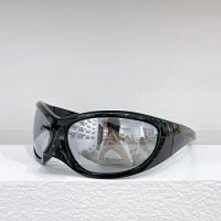 Black framed silver slice