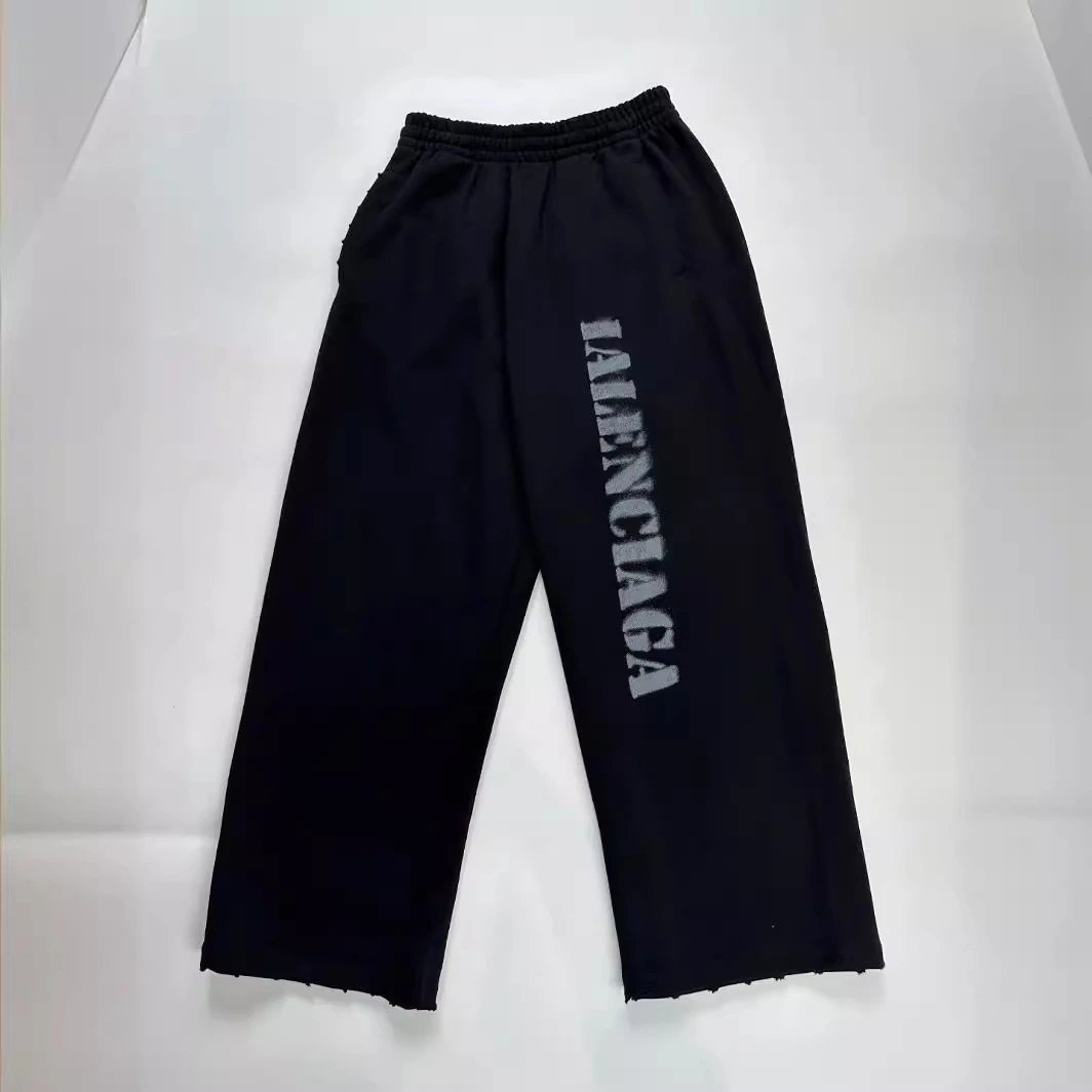 Balenciaga Black Wide-Leg Pants