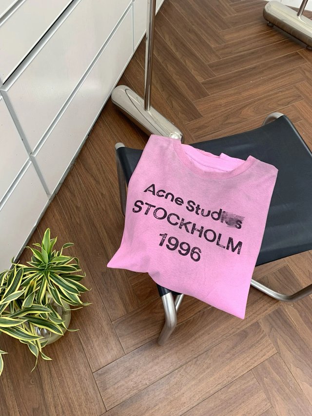 Pink Acne Studios T-shirt Tee: seller detail photo 2