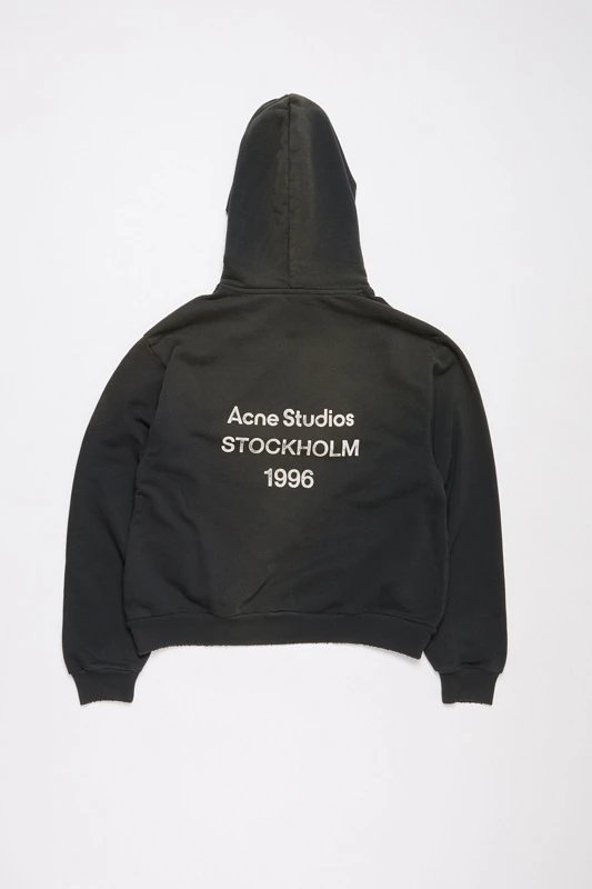 Acne Studios Logo Print Sweater Black