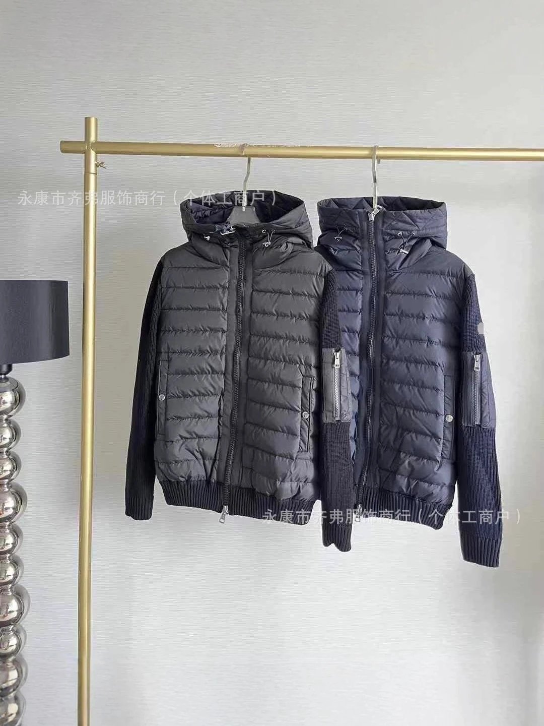 Moncler Sweater Hybrid Zip-Up Cardigan