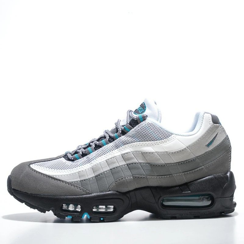 Light Gray, Black with Jade Swoosh