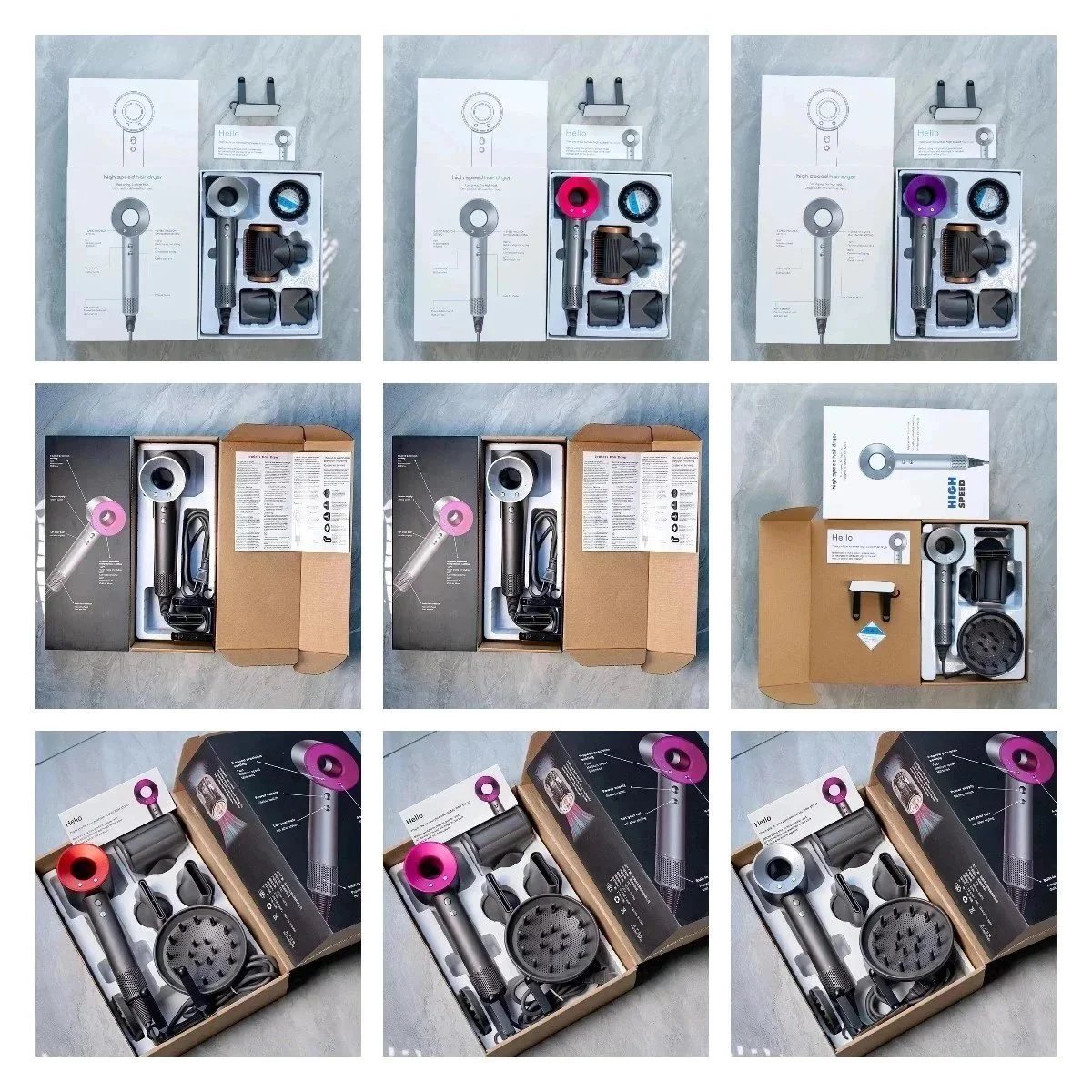 Dyson hairdryer | 31 colorways