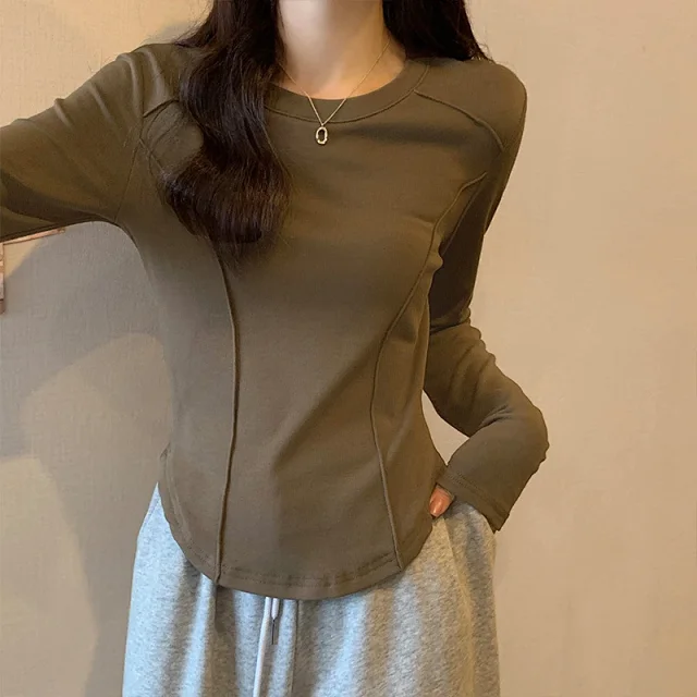 2025 Autumn Slim Fit Fishbone Top Detail