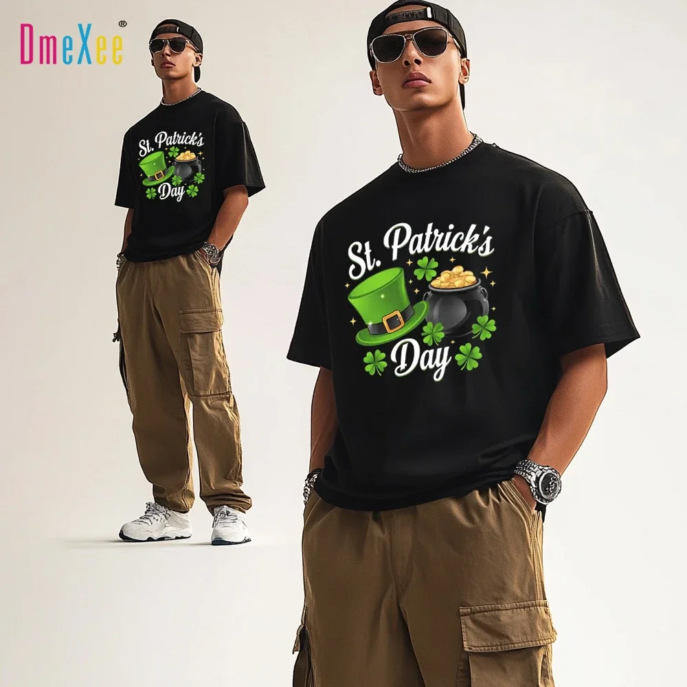 Men's Casual Loose Paddy's Day T-Shirt