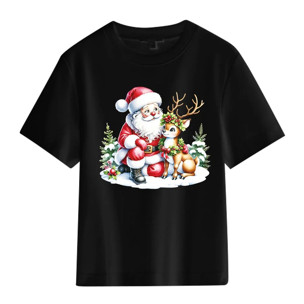 Men's Short Sleeve Christmas Print Tee