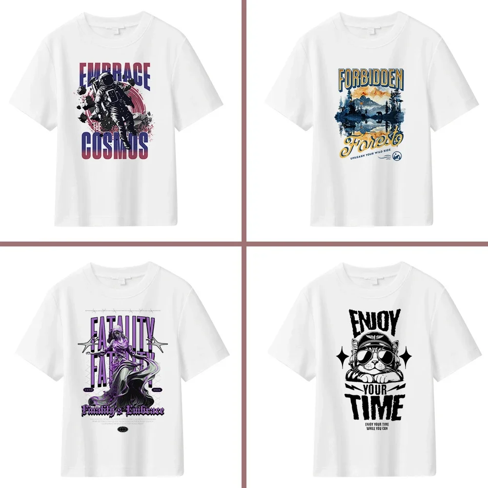 New Men's Loose Retro Hip-Hop Tee