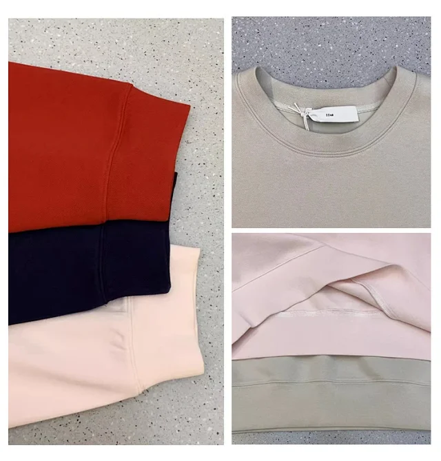 Women's Korean Minimalist Cropped Sweatshirt Detail