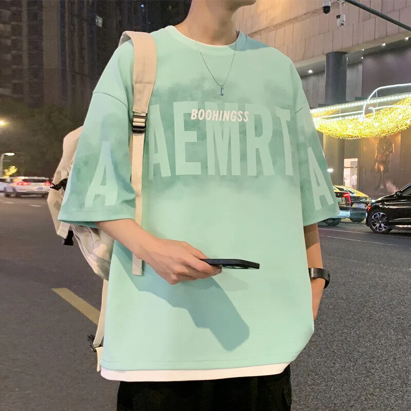 Men's American High Street Layered T-Shirt
