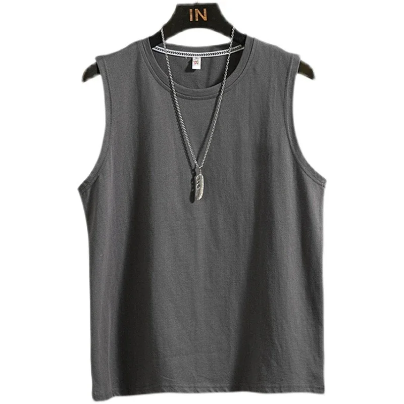 Summer Men's Cotton Printed Tank Top