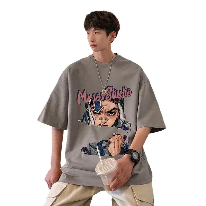 Men's Heavyweight Cotton Oversized Short-Sleeve Tee