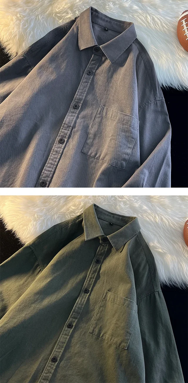 Men's Long Sleeve Cityboy Cotton Shirt Detail