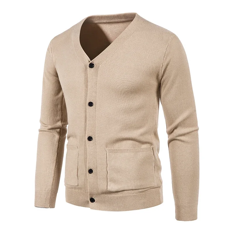 Men's Korean Style Knit Cardigan Autumn New
