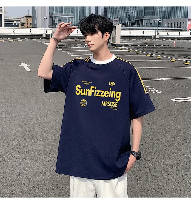 Men's 2025 Summer Breathable Casual Tee Detail