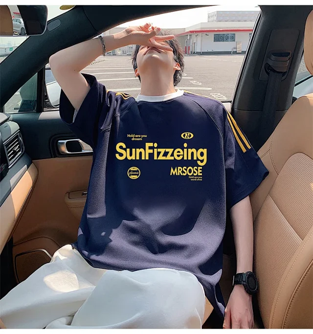 Men's 2025 Summer Breathable Casual Tee Detail