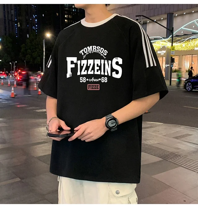 Men's 2025 Summer Breathable Loose Fit Tee Detail