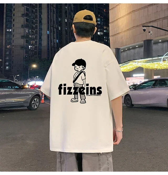 Men's Summer 2025 Casual Loose Tee Detail