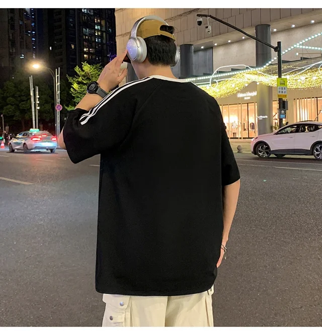 Men's 2025 Summer Breathable Loose Fit Tee Detail