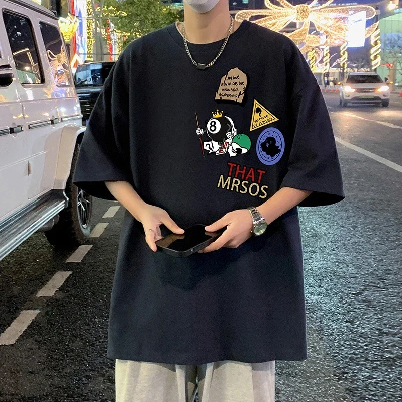 Men's SS25 American Loose-Fit Cotton Tee