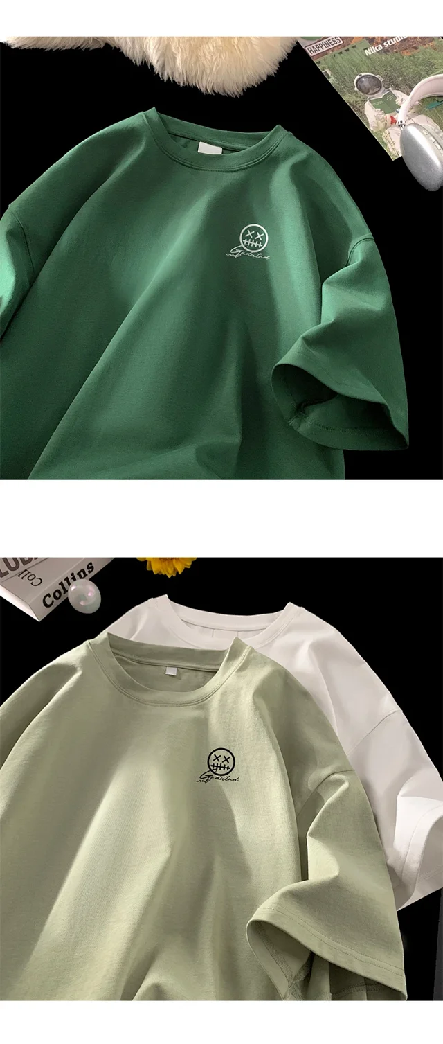 Men's Heavyweight Cotton Classic Crewneck Tee Detail