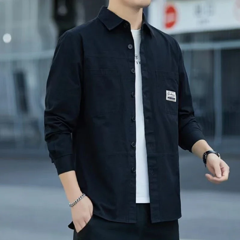Men's 100% Cotton Long-Sleeve Work Shirt