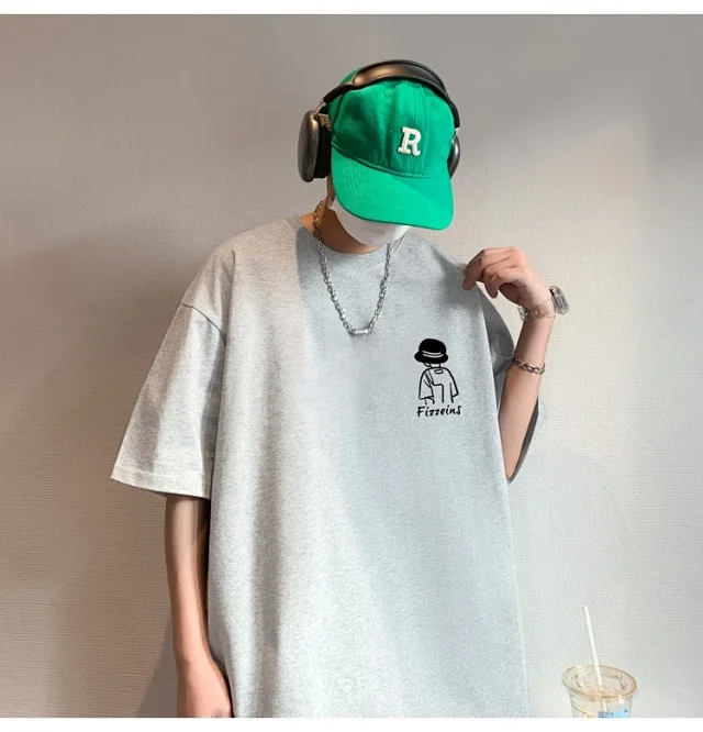 2025 Men's Heavyweight Cotton T-shirt Detail