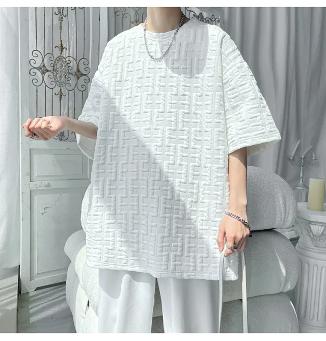Unisex Summer Ice Silk Stretch Tee Detail