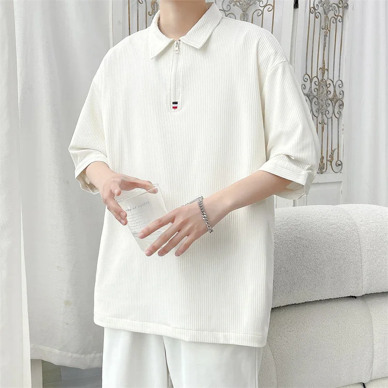 Men's Retro Quick-Dry Half-Zip Polo