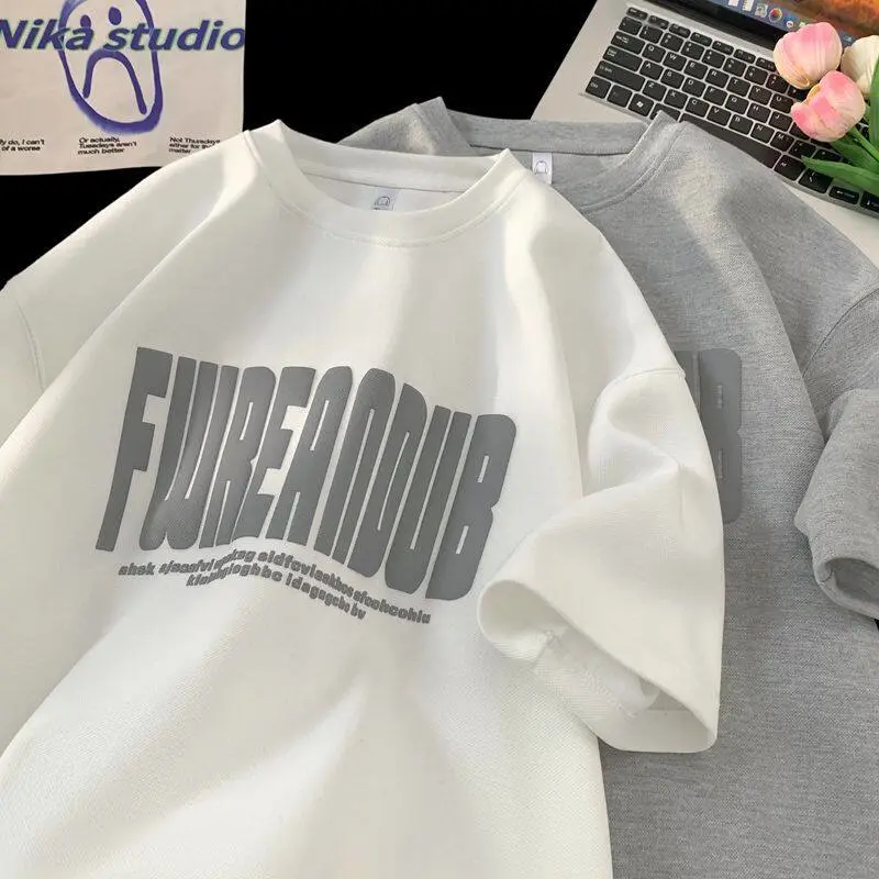Men's Oversized Heavyweight Foam Print Tee