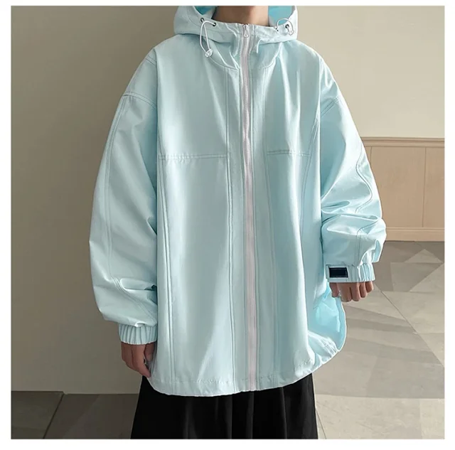 Men's American Retro Vibe Waterproof Jacket Detail