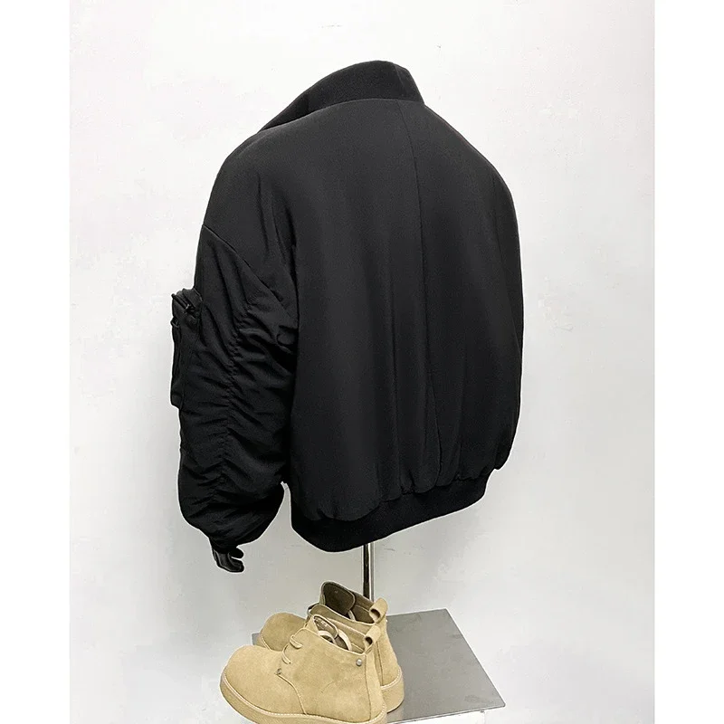 CleanFit Men's Short Stand-Collar Bomber