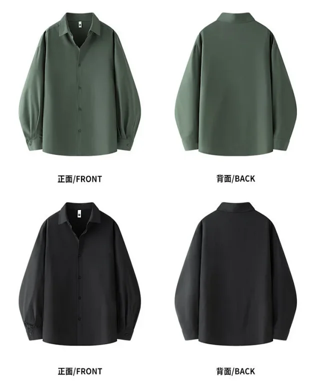Zaoba Couple's Men's Fall Relaxed Shacket Detail