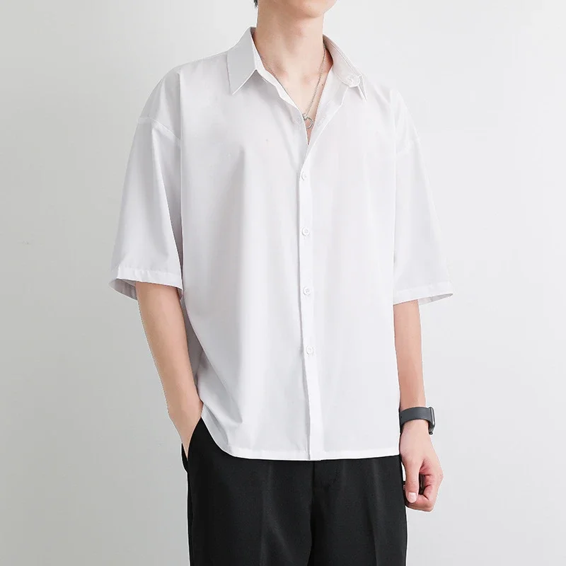 DK Men's Loose Cooling Black Shirt