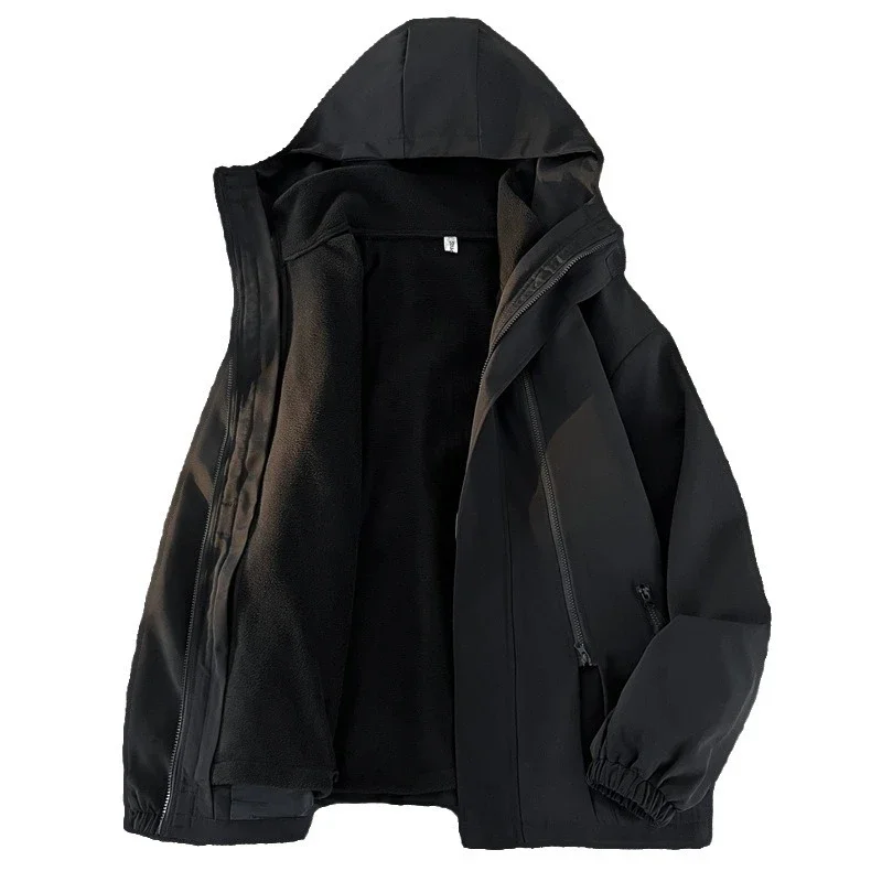 Windproof Waterproof Fleece-Lined Couple's 3-in-1 Jacket