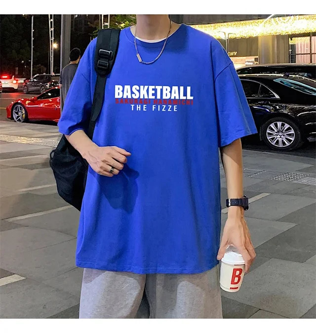 Slam Dunk Men's Cotton T-Shirt Detail