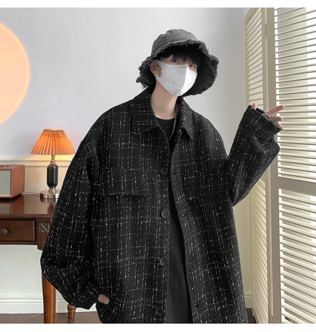 Men's Korean Chanel-style Casual Jacket Detail