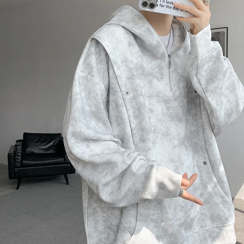Heavy Tie-Dye Hoodie for Men