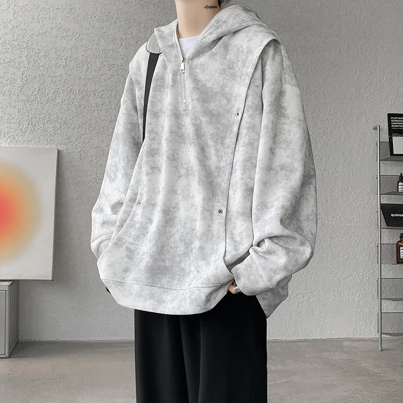Heavy Tie-Dye Hoodie for Men