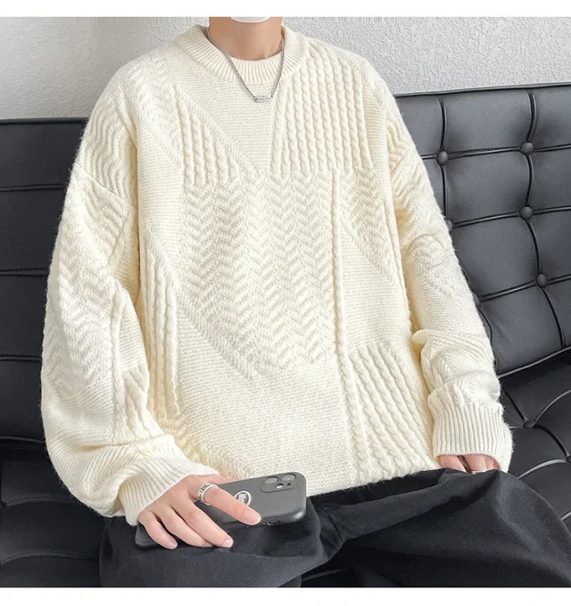 Vintage American Boyfriend Sweater Unisex Detail