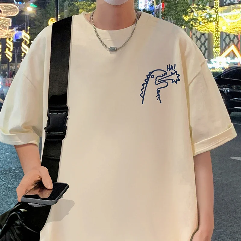 2025 Summer Men's Cotton Oversized T-Shirt