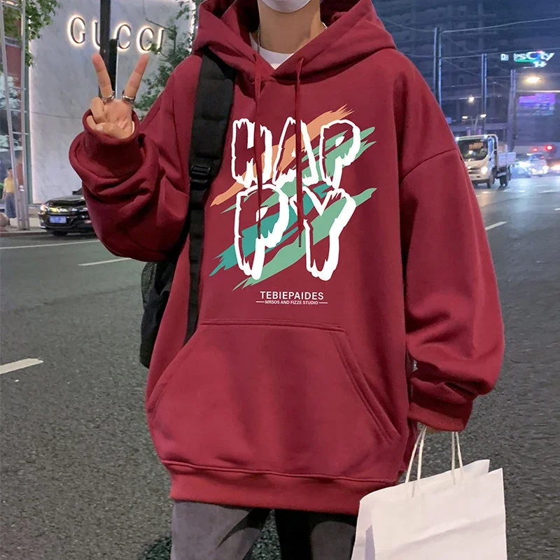 Men's Oversize Cotton Hoodie 2025 Graphic