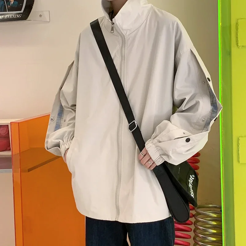 Men's Snap Button Hiphop Pilot Jacket
