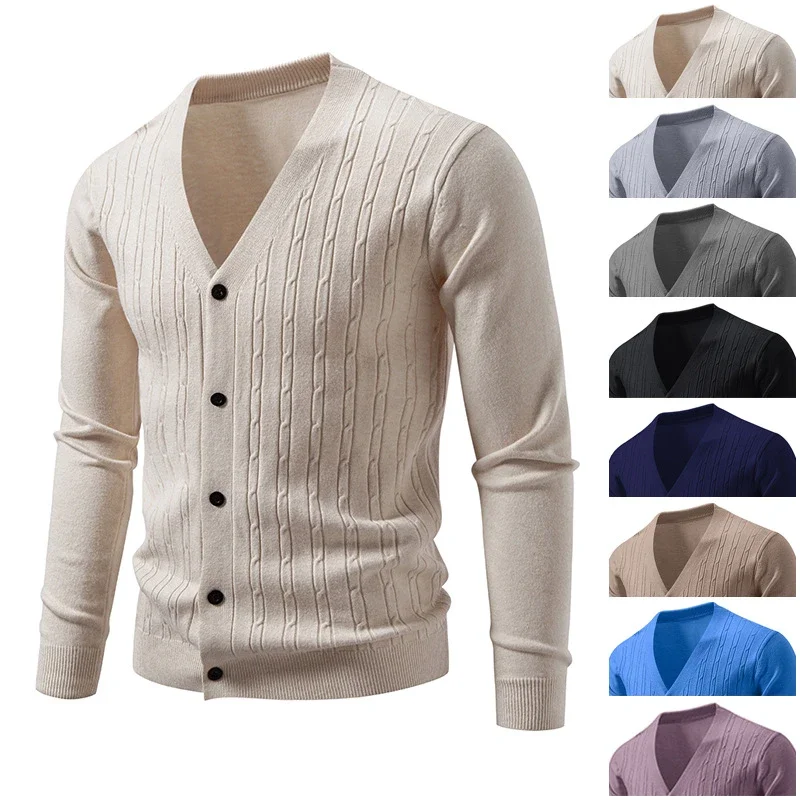 Men's Korean Knit Cardigan