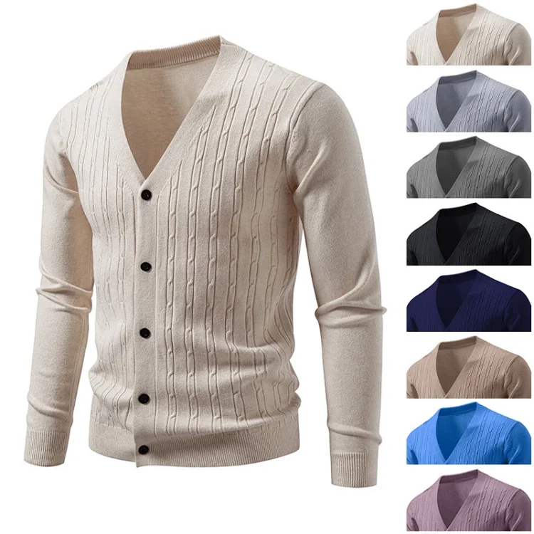 Men's Korean Knit Cardigan